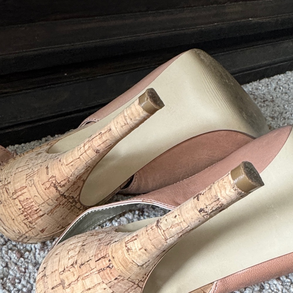 Guess Women's Mauve Slingback Heels - Picture 8 of 10